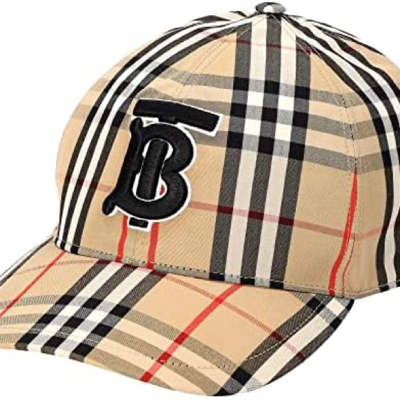 burberry TB check baseball cap - Picture 2 of 6